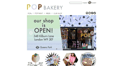 Desktop Screenshot of popbakery.co.uk